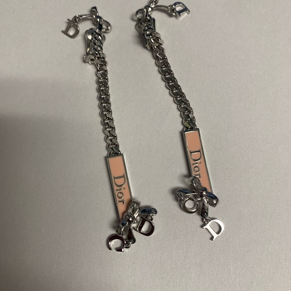 Dior earrings, clip on. Never worn